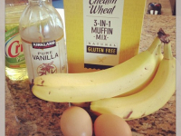 gluten free banana muffin ingredients