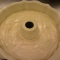 gluten free vanilla batter in bundt pan
