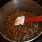 gluten free praline mixture before stirring