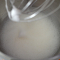 small network of bubbles in egg whites for gluten free tres leches