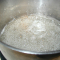 thicker sugar syrup as mixture moves through sugar cookery stages